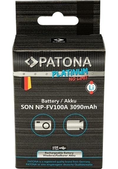 Patona Np-fv100 Sony Uyumlu Batarya 3090mah