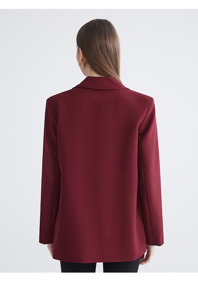 Lcwaıkıkı Classic Kırmızı Kadın Blazer Ceket