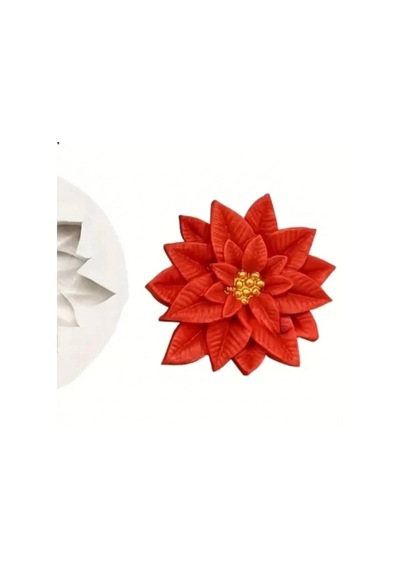 Dekoratif Çiçek Silikon Kalıp 5x1.5 Cm