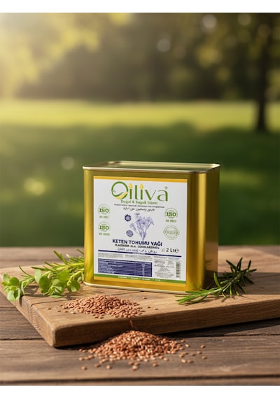 2 Litre Soğuk Sıkım Keten Tohumu Yağı %100 Doğal, Katkısız, Omega-3 Kaynağı 2 L