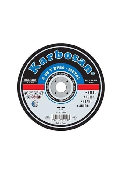 Tr Kesme Kesici 180x3x22 Mm 5 Adet