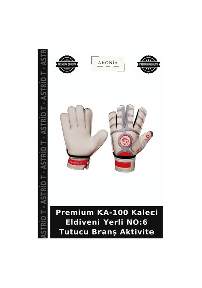 Premium Ka-100 Kaleci Eldiveni Yerli No:6 Tutucu Branş Aktivite Çok Renkli