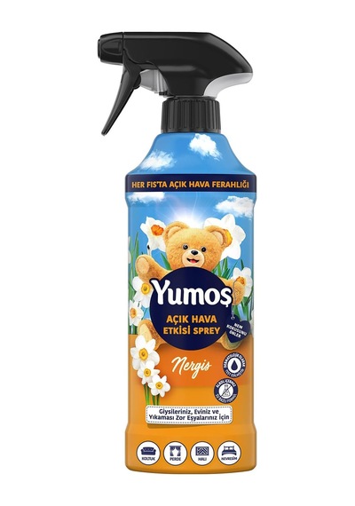 Açık Hava Etkisi Sprey Yıkanması Zor Eşyalar İçin Giysi Spreyi Nergis 430 Ml 1000'li Set