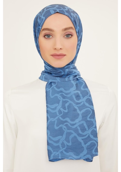 Armine Trend Viskon Şal - 2 - İndigo 24640