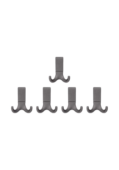 Best Lüks Askı, Metal, Vestiyer Askı, 121 Gr, Dolap Askılık, Duvar Askılığı, Titanyum Vidalı 5 Adet