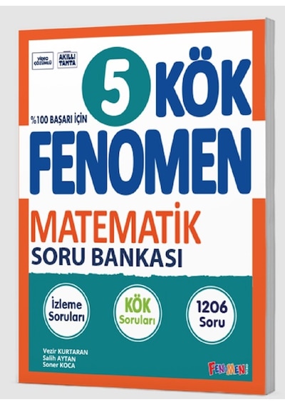 Fenomen Okul 2025 5. Sınıf Matematik Kök Soru Bankası Güncel Müfredat