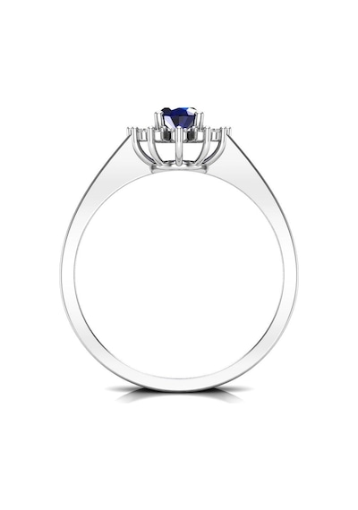 0,60 Karat Pırlantalı Safir Yüzük (464656383)
