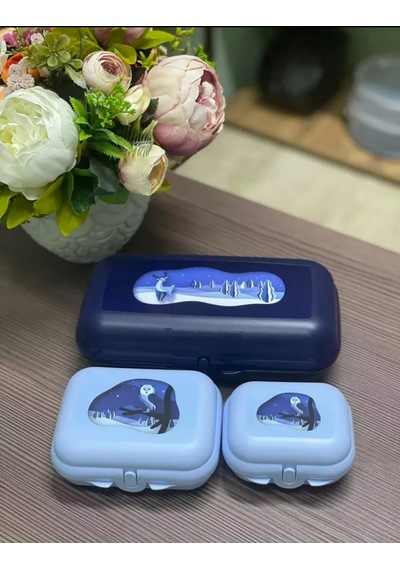 Tupperware Tupperware Öğle Yemeği Sandığı Seti 228088627 MAvi