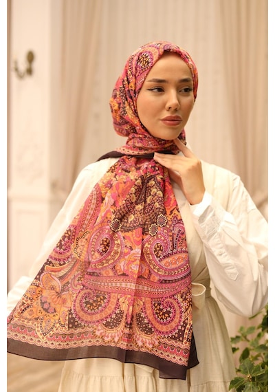 Silk Home Nariya Şal 90001-39 Kavun İçi