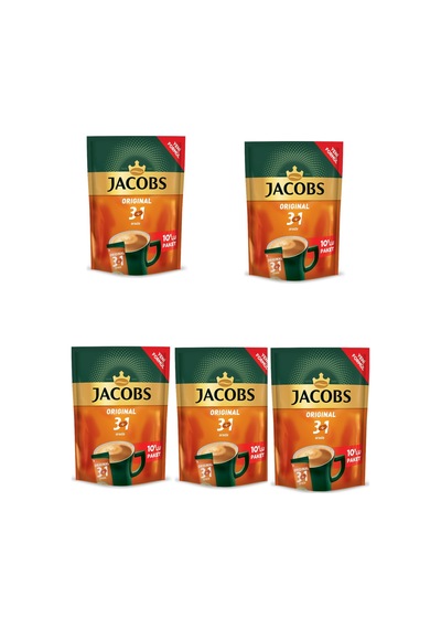 Jacobs Original 3'ü 1 Arada Kahve 10'lu Paket 5 x 12 G