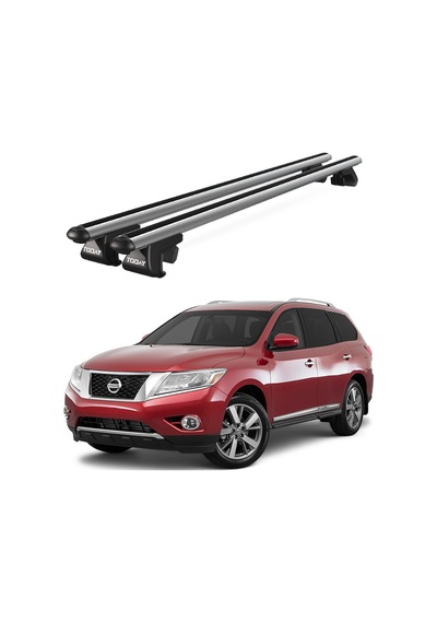 Venüs Nissan Pathfinder 2013-2020 Uyumlu Gri Ara Atkı Port Bagaj Tavan Barı