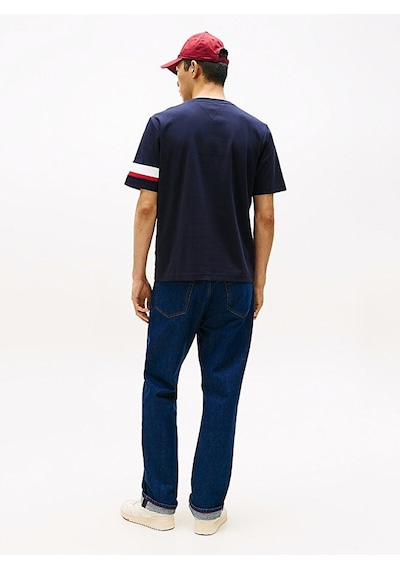 Tommy Hilfiger Erkek Insert T-shirt Lacivert