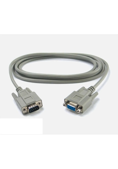 9 Pin Rs232 Com Port Dişi Erkek Kablo 1.5 M