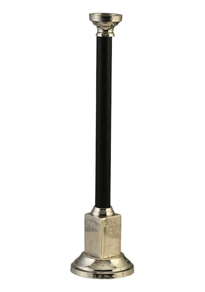 Vitale Gümüş Kıztaşı Şamdan Büyük 11 43 Cm Ak.ır0278