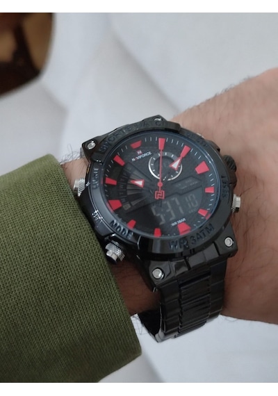 Naviforce Erkek Kol Saati Çift Kordonlu Dijital & Analog 2102
