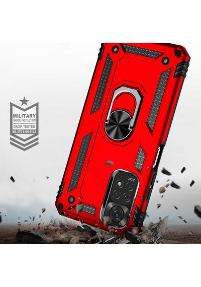 Zore Redmi Note 11 Global Kılıf Nvth Vega Kapak - Mavi