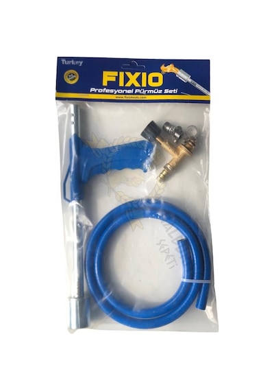 Fixio Pirinç Musluk Çinko Gövde Pürmüz - 32 Mm Başlık Mavi