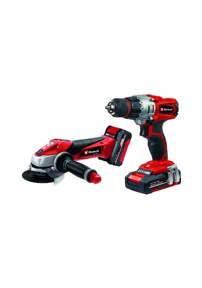Einhell TE-TK 18 Li Kit CD+AG 1x1.5 Ah + 1x3.0 Ah Akülü Matkap + Taşlama - 4257211