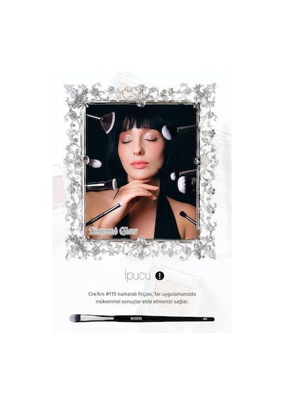 Yoğun Işıltılı Jel Yapılı Tekli Far Cre'ars Diamond Glow Eyeshadow 01 Purple Diamond 55769322