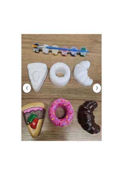 Eğitici Etkinlik Taş Boyama Seti Yaz Neşesi 2 İki Boyutlu 6 Adet 7cm