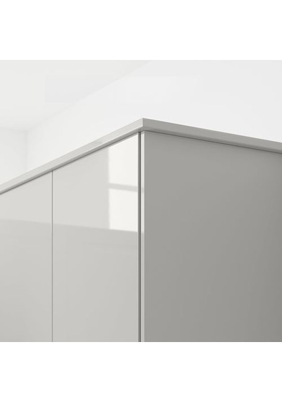 Ikea Rınghult Dekoratif Şerit, Parlak Cila Açık Gri, 221 Cm