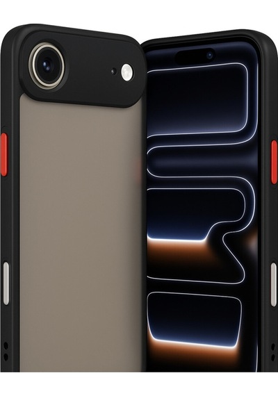 Apple Apple iPhone 17 Air İçin Uyumlu Buzlu Tasarım Renkli Tuş Mat Tasarım Sararmaz Kılıf