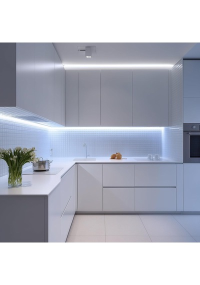 Cata Ct-4540b 120 Çipli İç Mekan Şerit Led 10 Watt - Yüksek Lümenli Parlak Beyaz Işık Aydınlatma - 5 Metre Beyaz