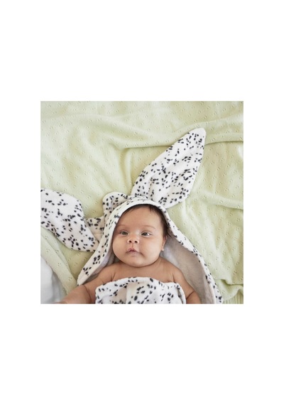 Kapüşonlu Havlu Dalmatian Dots White Diğer