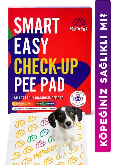 Metapet Renk Değiştiren Akıllı Köpek Çiş Pedi 2 Adet Sağlık Bezi