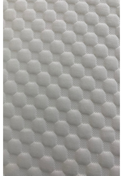 Rudu Tencel Kılıf, Ortopedik, Sertifikalı Visco Sünger Yastık 60x40x15 Cm 1250gr Omuz/boyun Destekli Beyaz