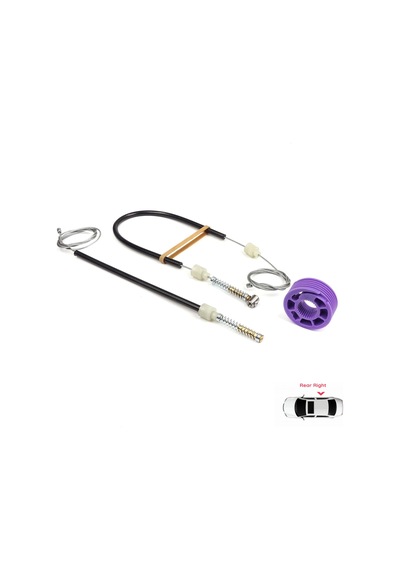 Arka Sağ Cam Kriko Set Vw Phaeton 3d Mk1 2002-2016 Kısa Şase İçin Standart