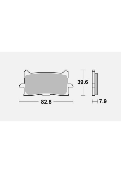 Brembo 07ho62la 2019-2023 Honda Cbr 650 R Uyumlu Ön Fren Balatası Sinterli Balata
