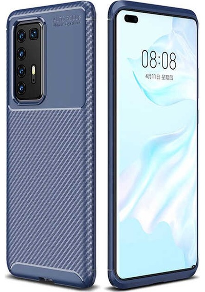 Huawei P40 Pro Kılıf Zore Negro Silikon Kapak Kahverengi