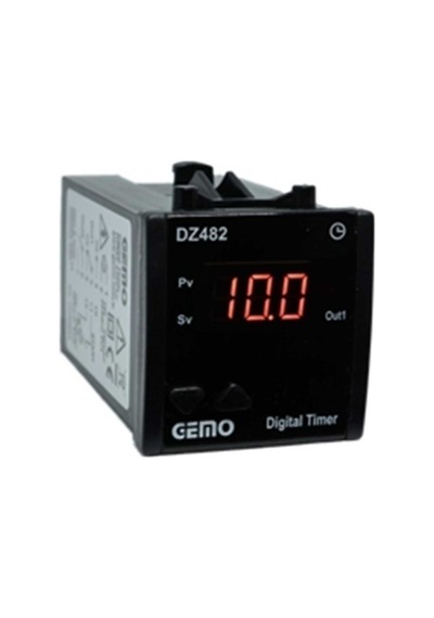 Gemo DZ482-230VAC Temel Fonksiyonlu Zaman Rölesi – Start Girişli