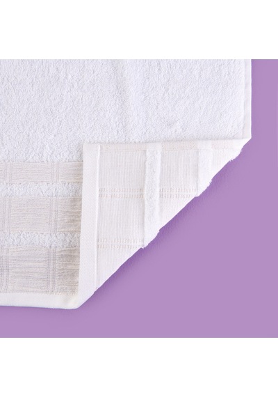 Soft Golden Star Shiny Yüz Havlusu - Ekru - 50x90 Cm Çok Renkli