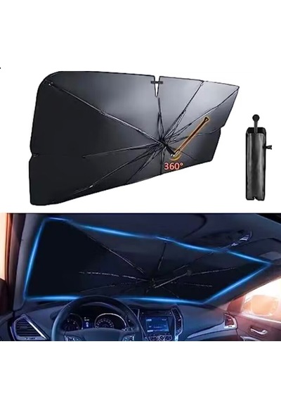 Bliss Umbrella Araç Ön Cam Güneşliği Katlanabilir Saplı 140 x 80