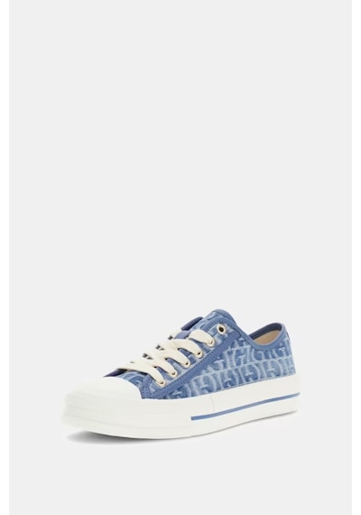 Guess Carey Kadın Sneaker Ayakkabı Fltc3yfal12 Mavi