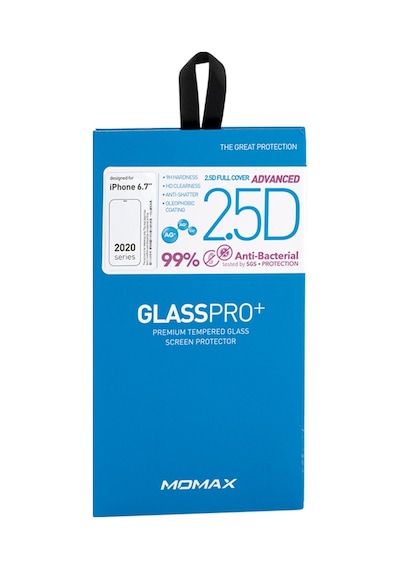 Glass Pro+ 2.5D Full Cover Apple Uyumlu iPhone 12 Pro Max Ekran Koruyucu