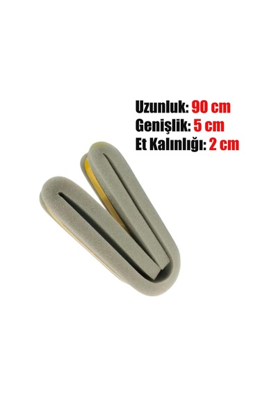 5 Adet Yapışkanlı Kapı Altı Eşik Süngeri Bant Soğuk Isı Izolasyon Yalıtım Bandı Fitili Süngeri 90 Cm 90 CM