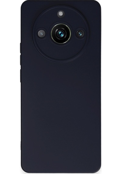 Realme 11 Pro Uyumlu Kılıf Nano İçi Kadife Silikon - Lacivert