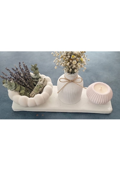 Taş Tozu İle Üretilmiş Set Tütsülük