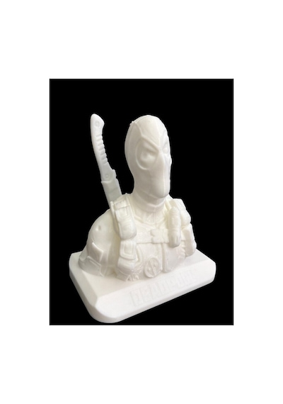 3d Deadpool Figür Boyama Seti - Kendin Boya Hobi Ve Etkinlik Seti - Akrilik Boya + 2 Fırça
