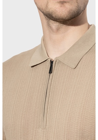 Emporio Armani Erkek Polo Yaka Kazak Em004305 Af23761 U1145 Bej