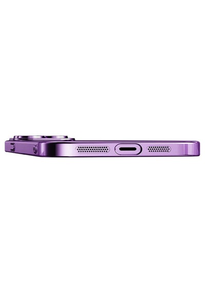 Apple Uyumlu iPhone 14 Pro Max Kılıf Wireless Şarj Özellikli Sert Pc Zore Riksos M-safe Kapak Gold
