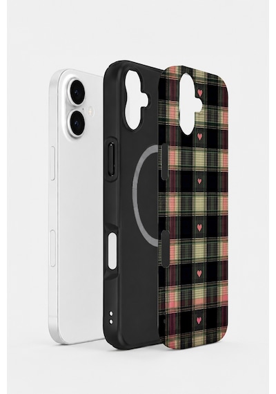 Velvoria Valestra Kalpli Vintage Ekose Apple iPhone Uyumlu 16 Magsafe Koruma Kılıfı Valestra Magline - Kalpli Vintage Ekose Velvoria Valestra Kalpli Vintage Ekose Apple iPhone Uyumlu 16 Magsafe Koruma Kılıfı Valestra Magline - Kalpli Vintage Ekose