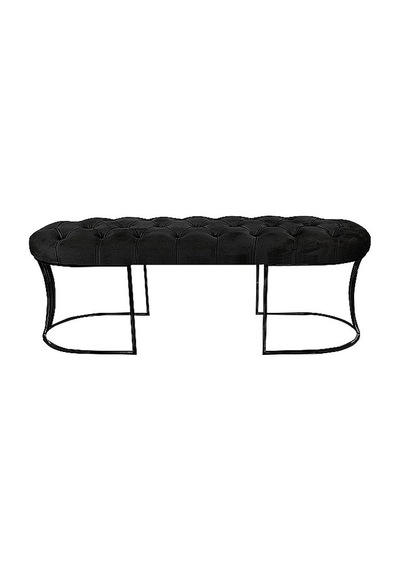 Viego Siyah Bench Puf Siyah