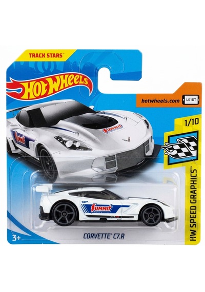 Hot Wheels Corvette C7.r - 2018 - Beyaz - Fjw41 - 1/64