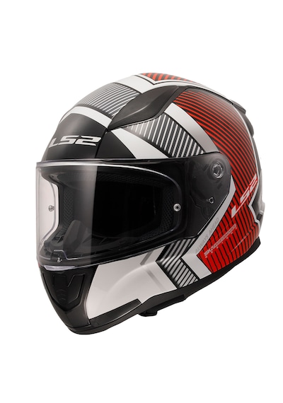 Ls2 Rapid 2 Extra Beyaz-kırmızı Fullface Motosiklet Kaskı