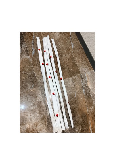 Saç Şekillendirme Kemeri Isısız Saç Dalgalandırma Bandı Gece Saç Şekillendirici Beyaz Beyaz