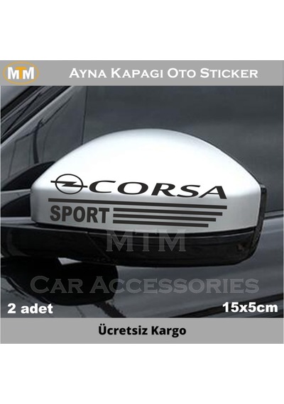 Opel Corsa Ayna Kapağı Oto Sticker (2 Adet) (282325822)